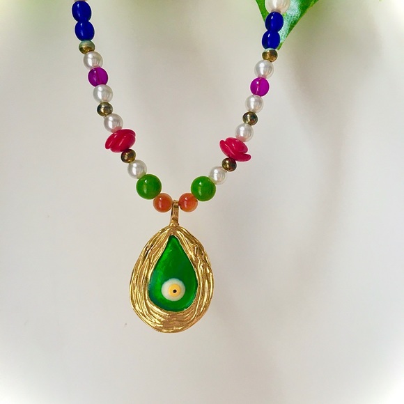 Evil eye necklace from Turkey - Picture 2 of 3